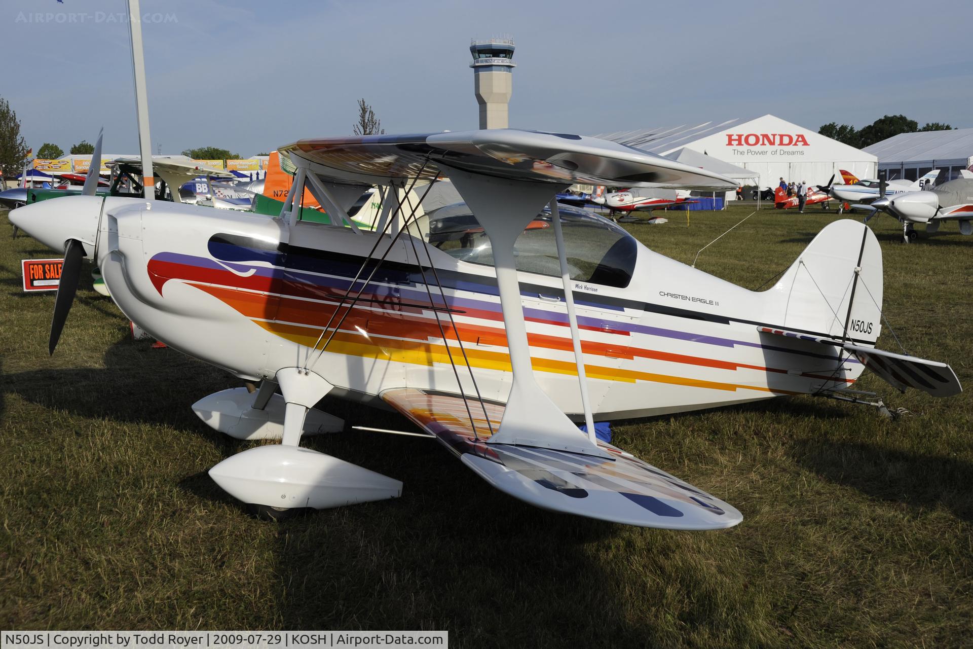 N50JS, Christen Eagle II C/N S-032447-1, Oshkosh EAA Fly-in 2009