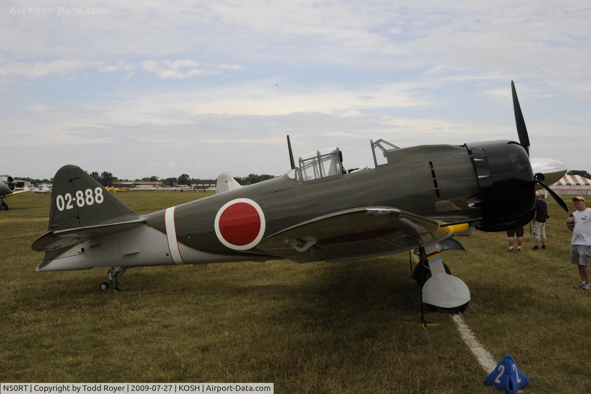 N50RT, 1992 Mitsubishi A6M2 Zero Replica C/N 0001, Oshkosh EAA Fly-in 2009