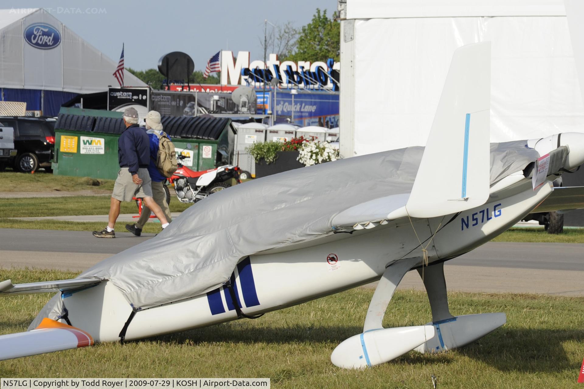 N57LG, 1983 Rutan VariEze C/N 57Z, Oshkosh EAA Fly-in 2009