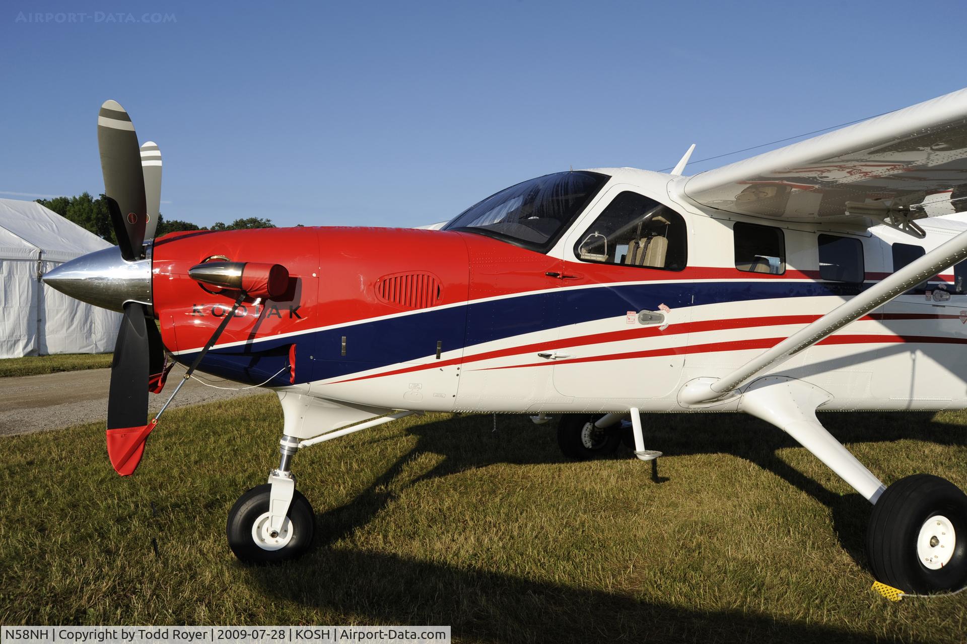 N58NH, 2009 Quest Kodiak 100 C/N 100-0011, Oshkosh EAA Fly-in 2009