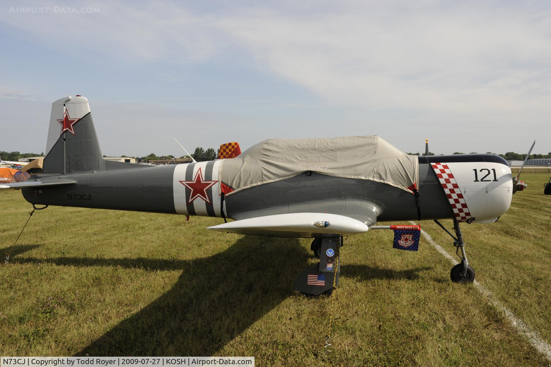 N73CJ, 1973 Nanchang CJ-6A C/N 2951231, Oshkosh EAA Fly-in 2009