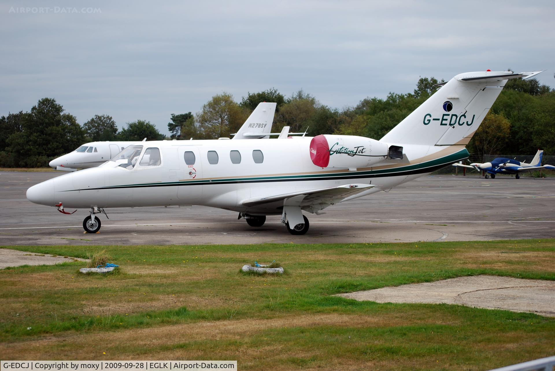 G-EDCJ, 1995 Cessna 525 CitationJet CJ1 C/N 525-0105, CITATION 525 at Blackbushe