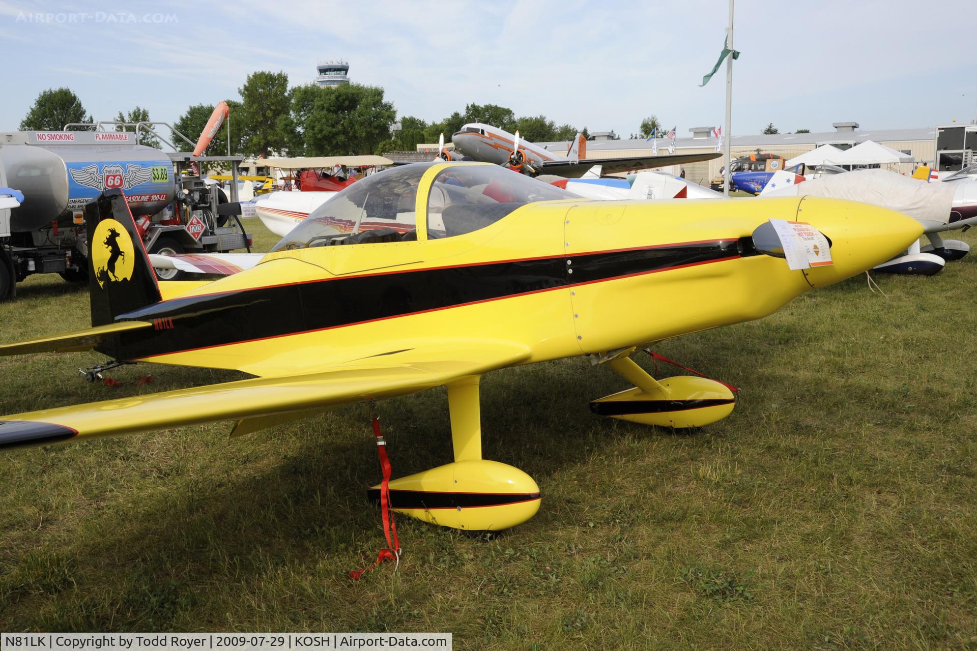 N81LK, 1981 Bushby Mustang II C/N MII-579, Oshkosh EAA Fly-in 2009