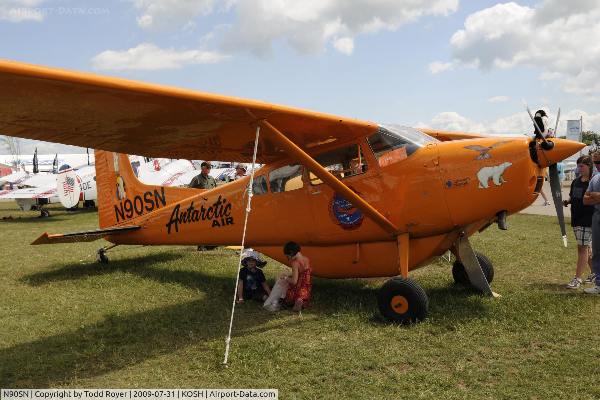 N90SN, Cessna A185F Skywagon 185 C/N 18504109, Oshkosh EAA Fly-in 2009