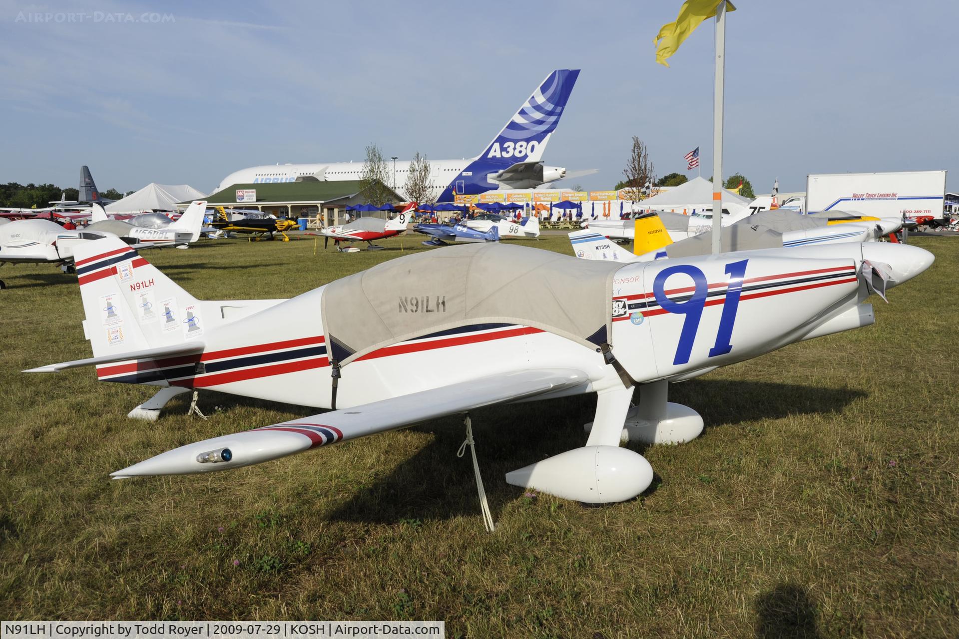 N91LH, 1997 Stoddard-Hamilton Glasair SH-2 C/N 549, Oshkosh EAA Fly-in 2009