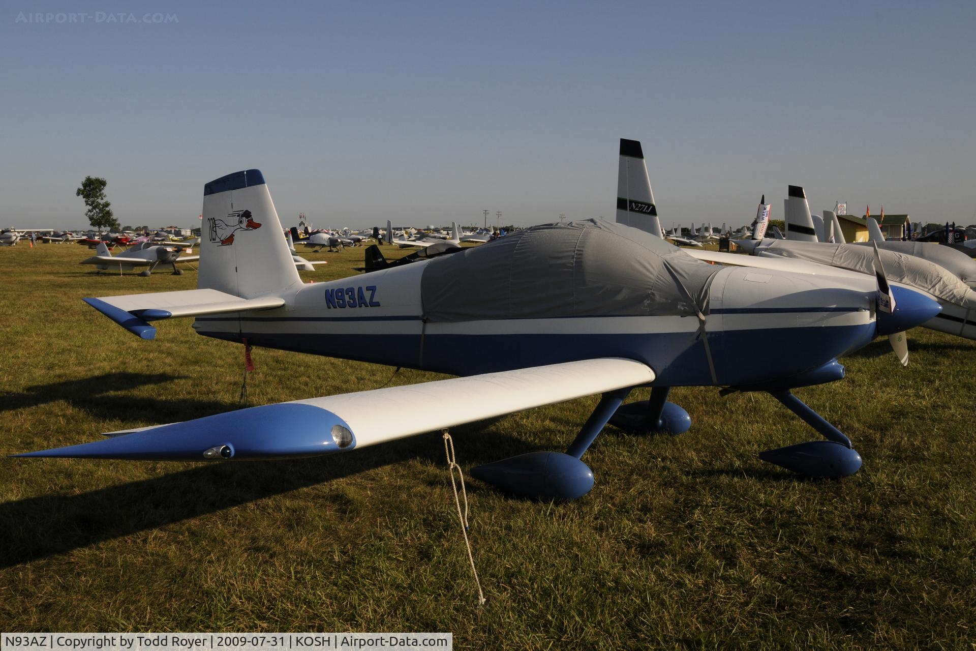 N93AZ, 2003 Vans RV-9A C/N 90017, Oshkosh EAA Fly-in 2009