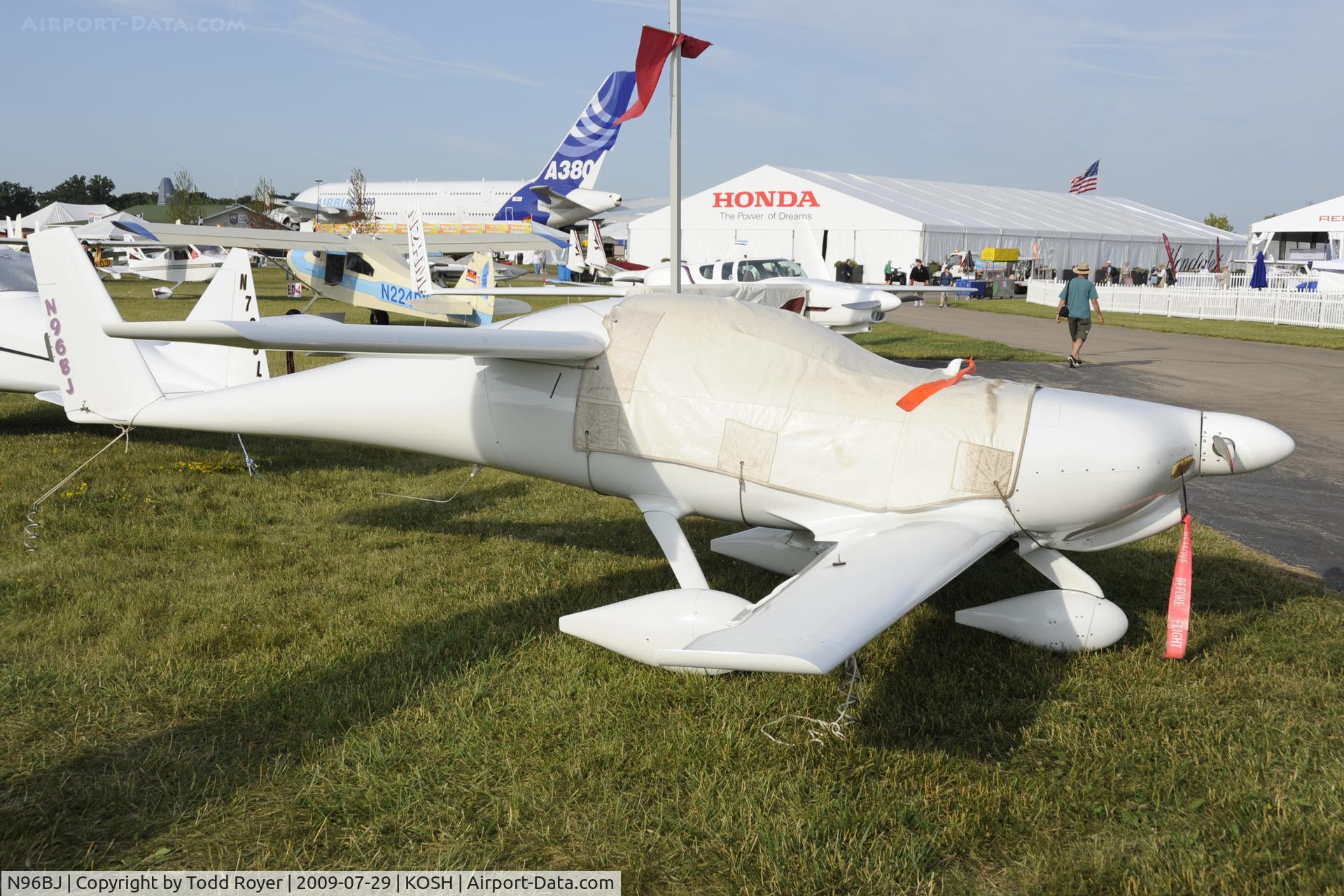 N96BJ, 1997 QAC Quickie Q200 C/N 001, Oshkosh EAA Fly-in 2009