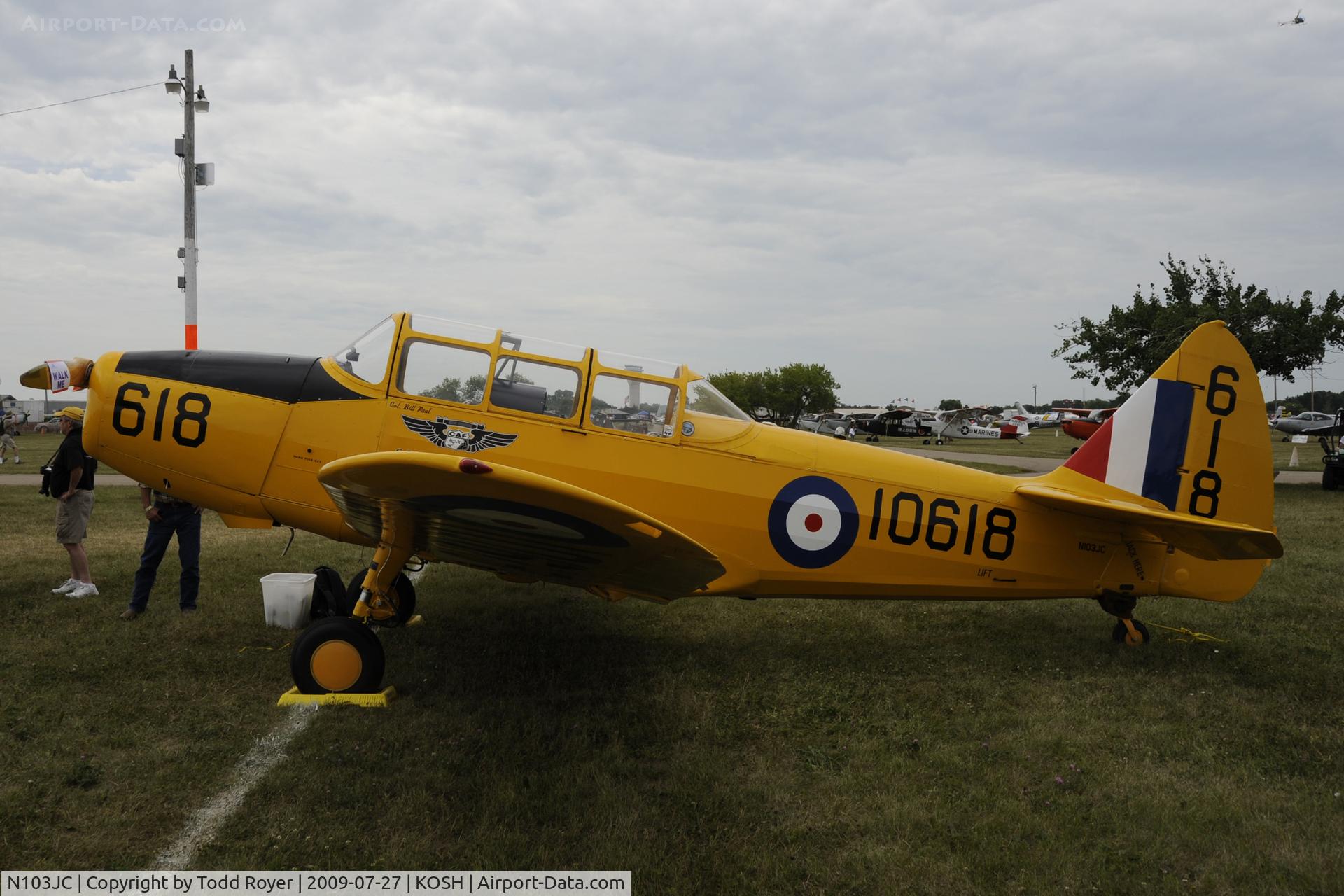 N103JC, 1943 Fairchild M-62A-3 Cornell II C/N FC119, Oshkosh EAA Fly-in 2009