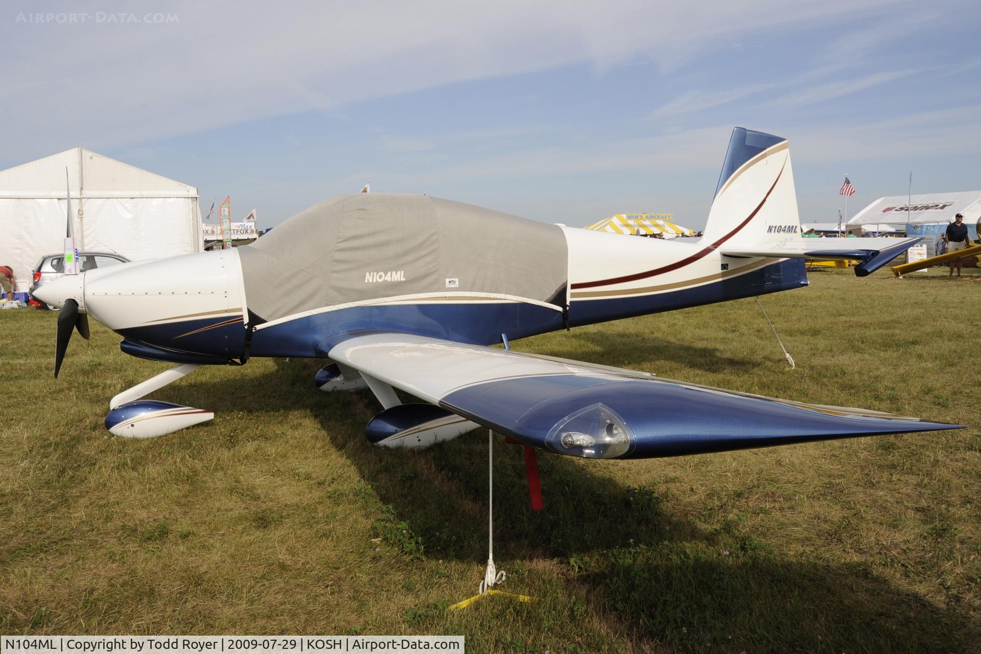 N104ML, 2006 Vans RV-10 C/N 40016, Oshkosh EAA Fly-in 2009