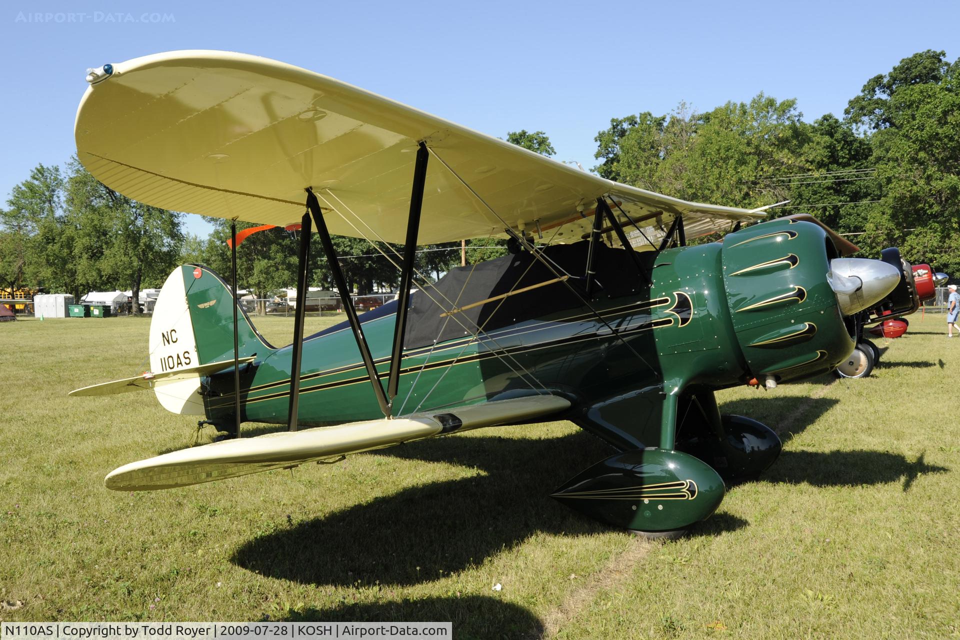 N110AS, 2005 Waco YMF-F5C C/N F5C110, Oshkosh EAA Fly-in 2009