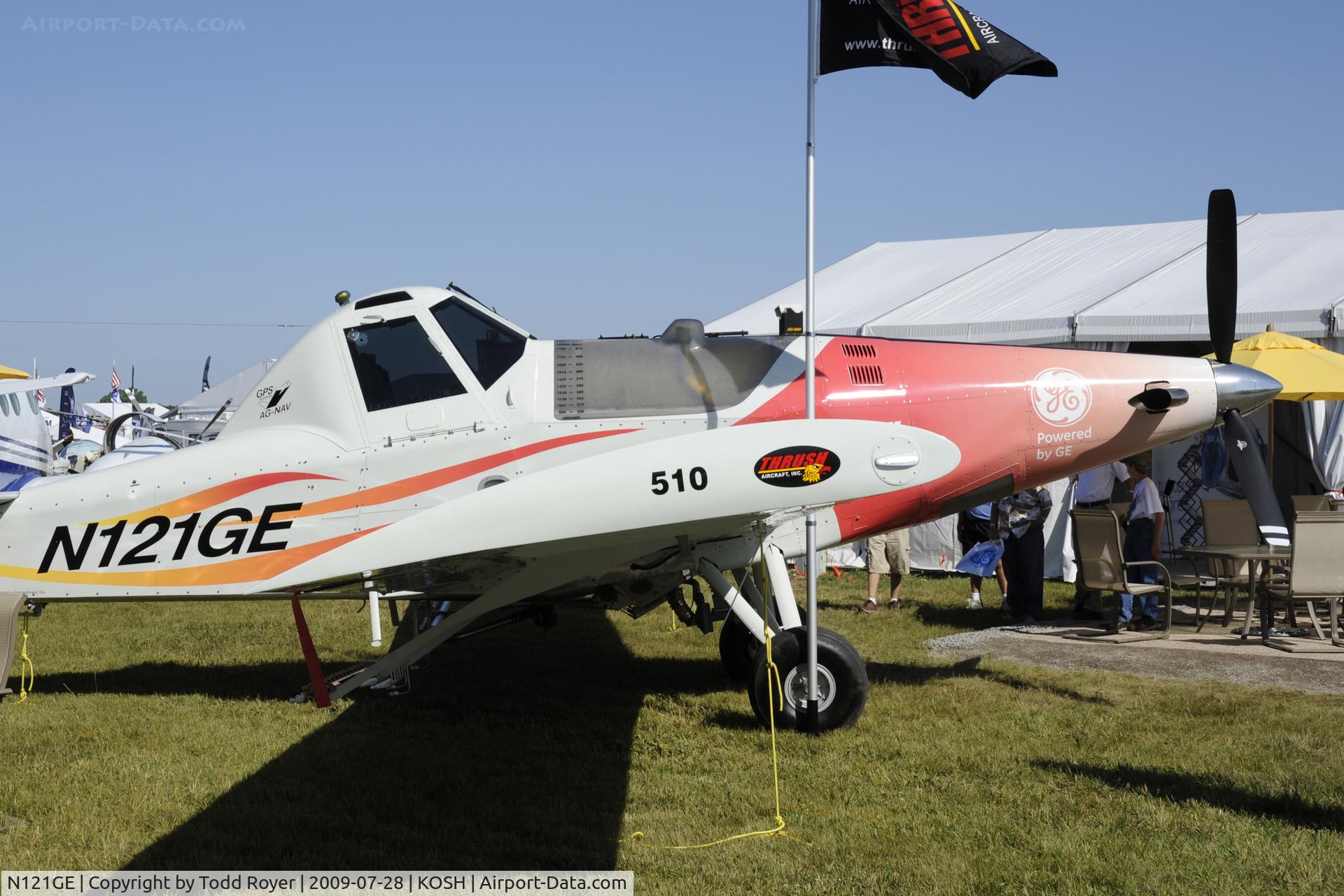 N121GE, Thrush Aircraft Inc S2R-T34 C/N T34-309, Oshkosh EAA Fly-in 2009