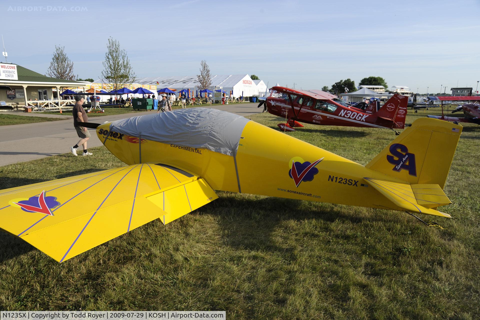 N123SX, Sonex Sonex SA C/N 0008, Oshkosh EAA Fly-in 2009