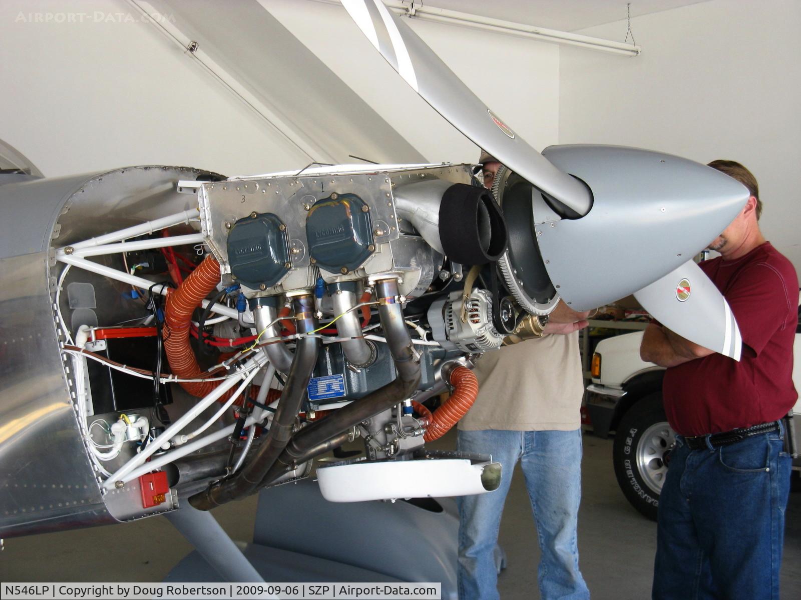 N546LP, Vans RV-8 C/N 82726, 2008 Obrien OBRIEN SPECIAL VAN's RV-8, Lycoming IO-360-EXP 180 Hp, engine