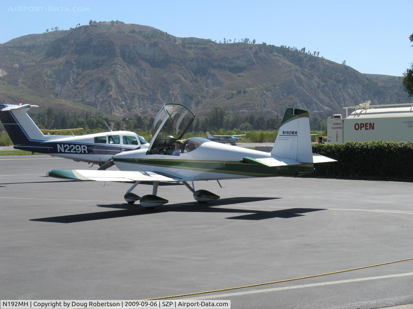 N192MH, 2005 Vans RV-9A C/N 90556, 2005 Holland VAN's RV-9A, Lycoming O-320 160 Hp, engine start