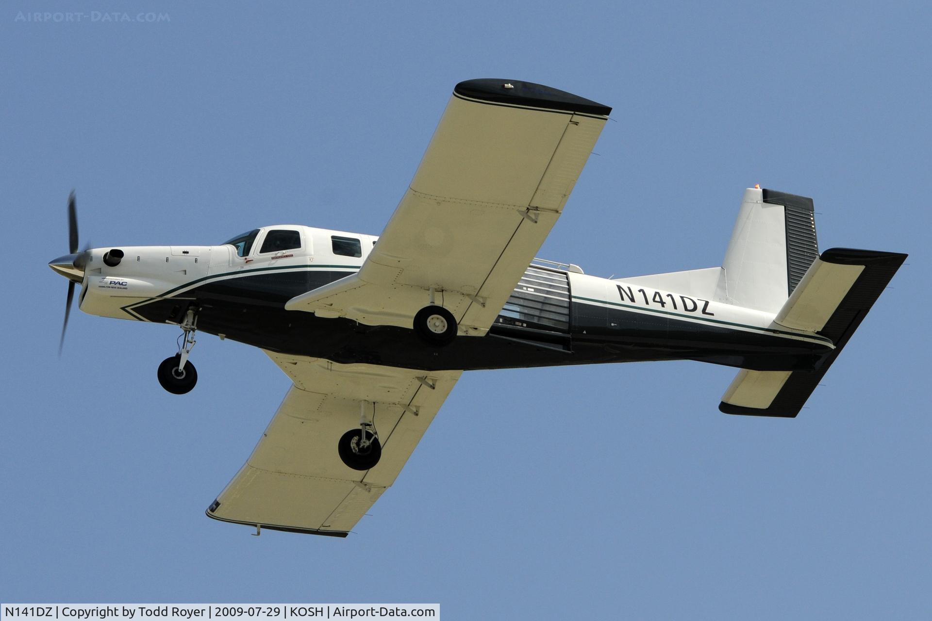 N141DZ, 2008 Pacific Aerospace 750XL C/N 150, Departing OSH on 27