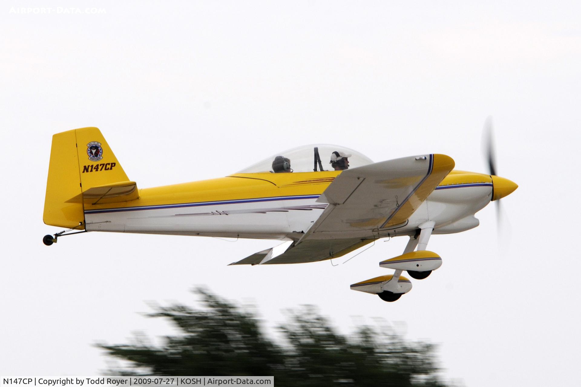 N147CP, 2001 Vans RV-4 C/N 2146, Departing OSH on 18