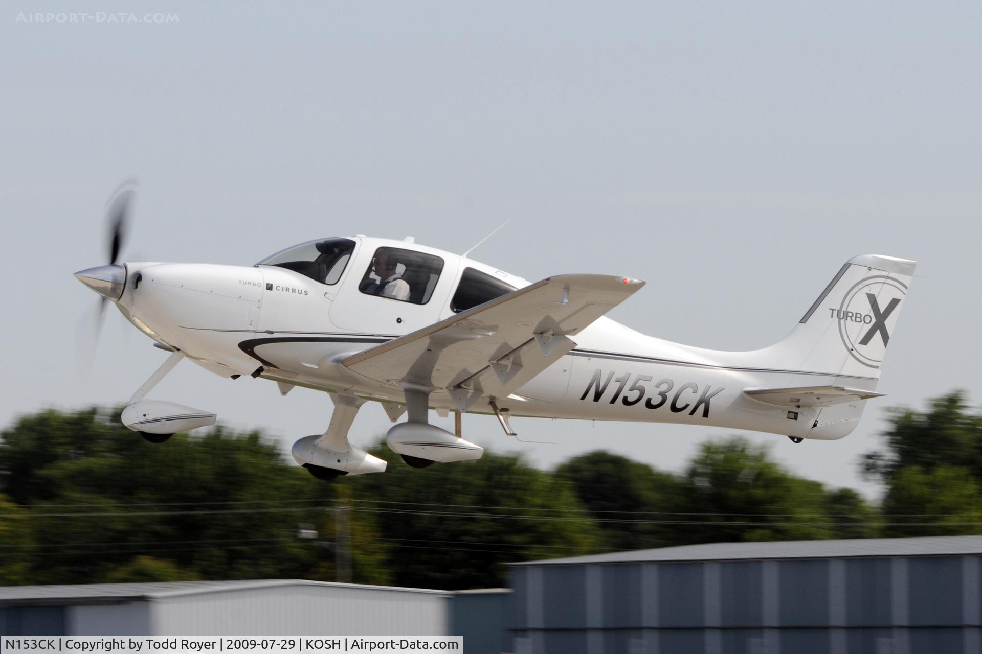 N153CK, Cirrus SR22X Turbo C/N 3451, Departing OSH on 27