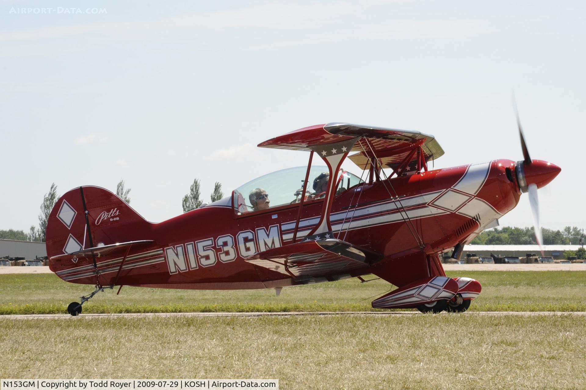N153GM, 1992 Aviat Pitts S-2B Special C/N 5266, Taxi for departure