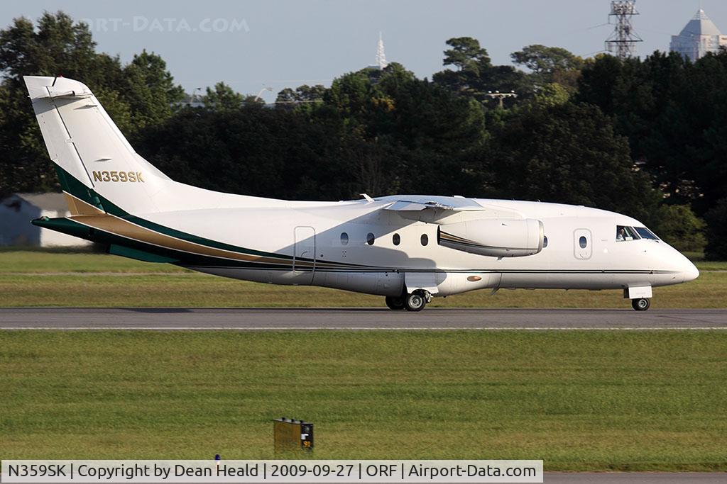 N359SK, 2002 Fairchild Dornier 328-300 328JET C/N 3202, Ulitmate Jetcharters Dornier Do-328-300 Jet N359SK starting takeoff roll on RWY 23.