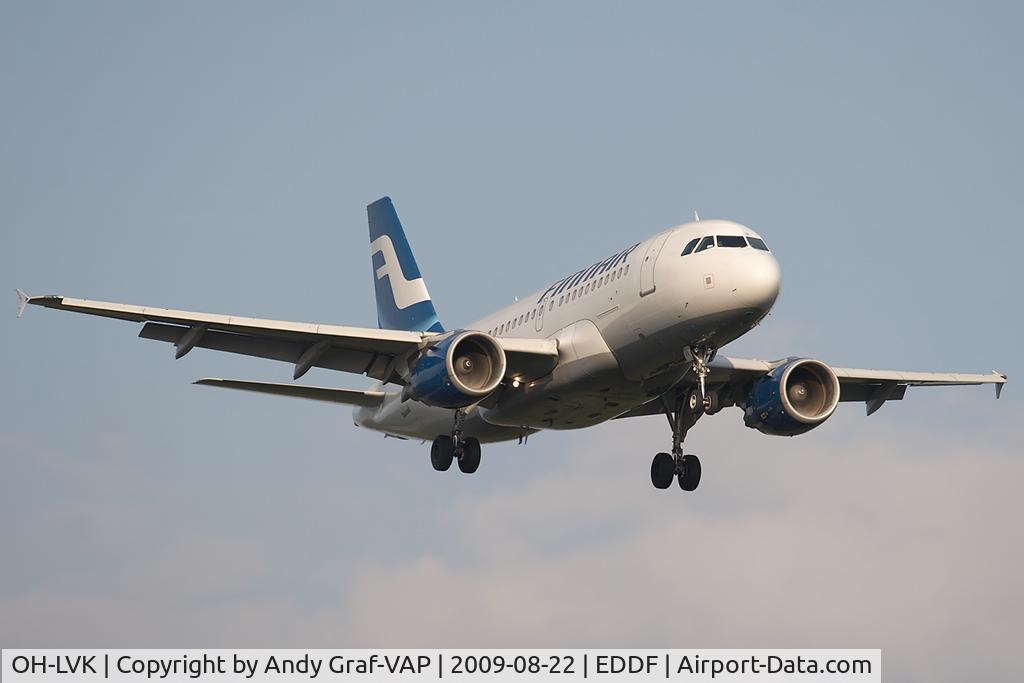 OH-LVK, 2004 Airbus A319-112 C/N 2124, Finnair A319
