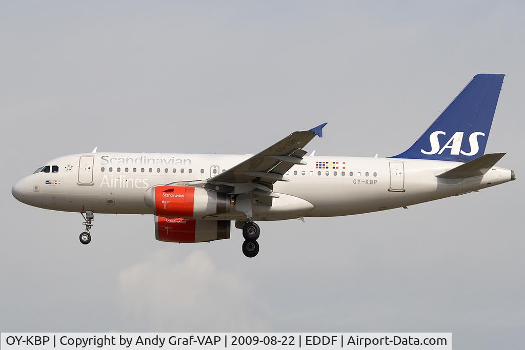OY-KBP, 2006 Airbus A319-132 C/N 2888, Scandinavian Airlines A319