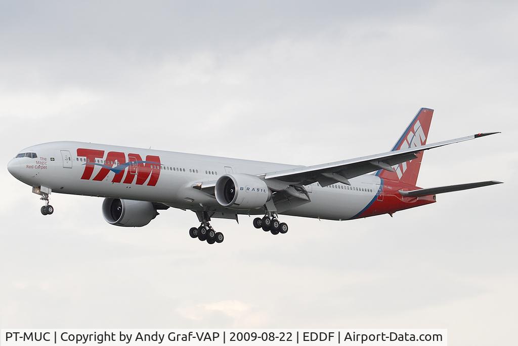 PT-MUC, 2008 Boeing 777-32W/ER C/N 37666, TAM 777-300