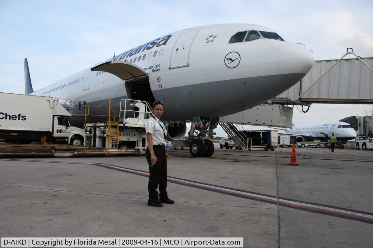 D-AIKD, 2004 Airbus A330-343X C/N 629, Lufthansa A330-300