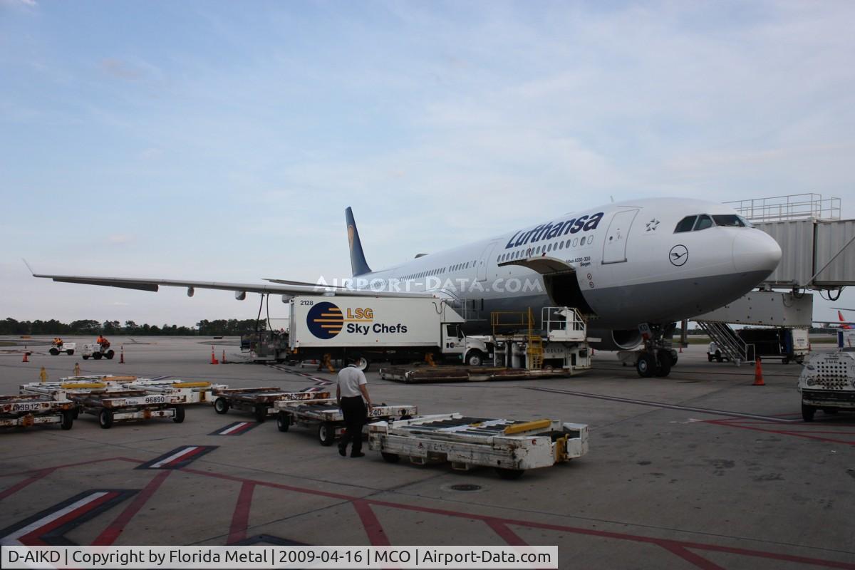 D-AIKD, 2004 Airbus A330-343X C/N 629, Lufthansa A330-300