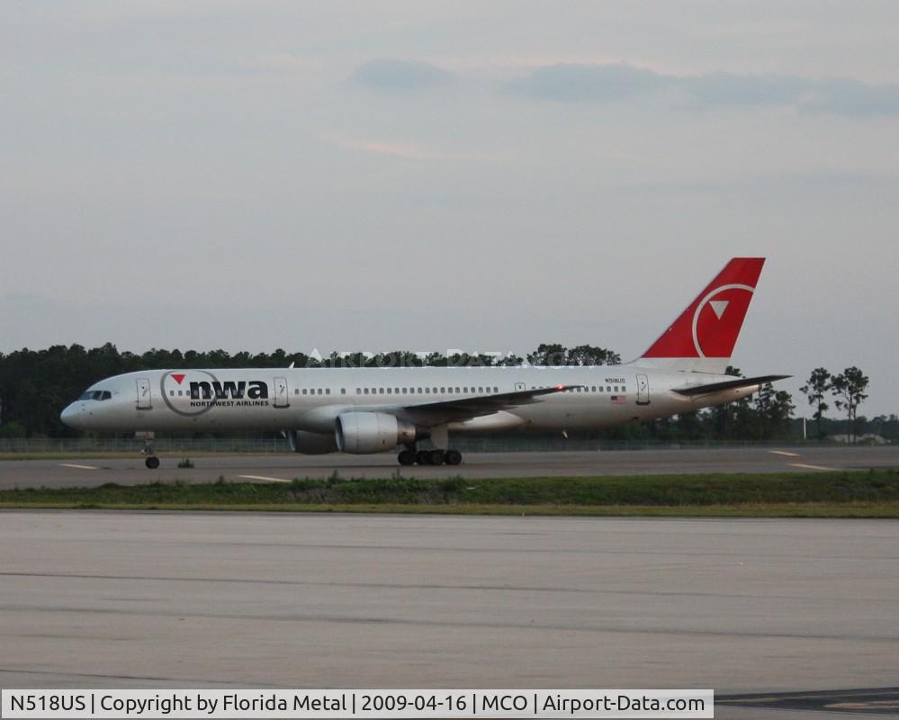 N518US, 1986 Boeing 757-251 C/N 23206, Northwest 757-200