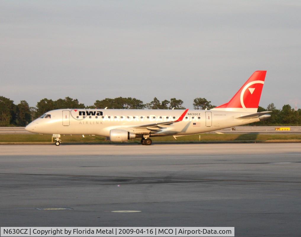 N630CZ, 2008 Embraer 175LR (ERJ-170-200LR) C/N 17000238, Compass E175