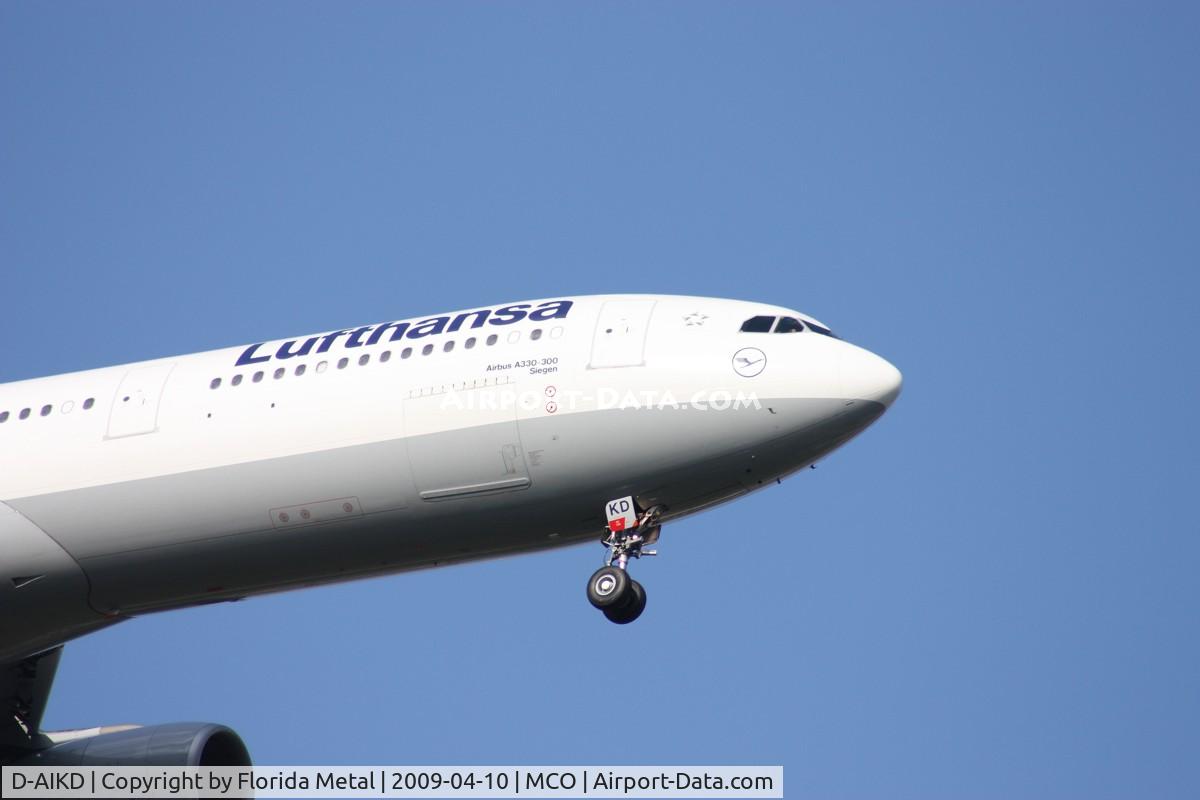 D-AIKD, 2004 Airbus A330-343X C/N 629, Lufthansa A330-300