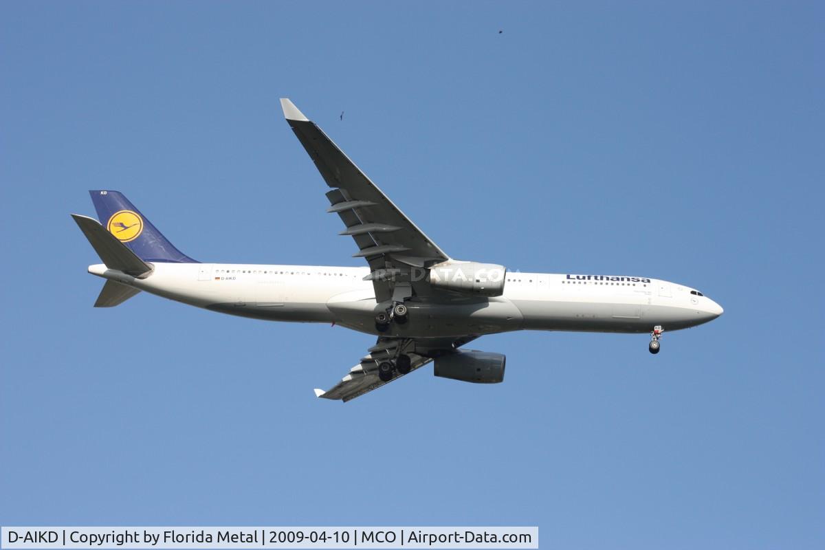 D-AIKD, 2004 Airbus A330-343X C/N 629, Lufthansa A330-300
