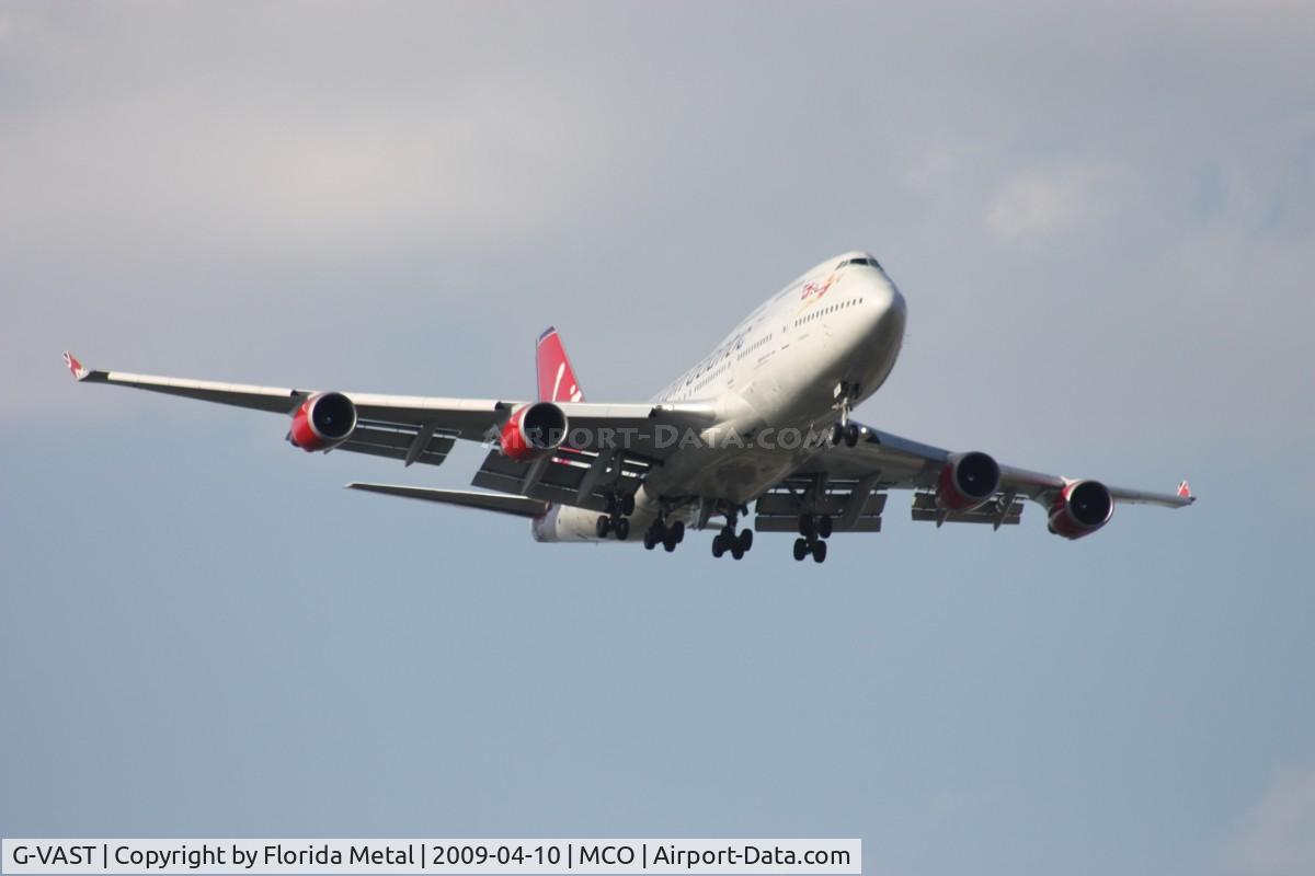 G-VAST, 1997 Boeing 747-41R C/N 28757, Virgin 747-400