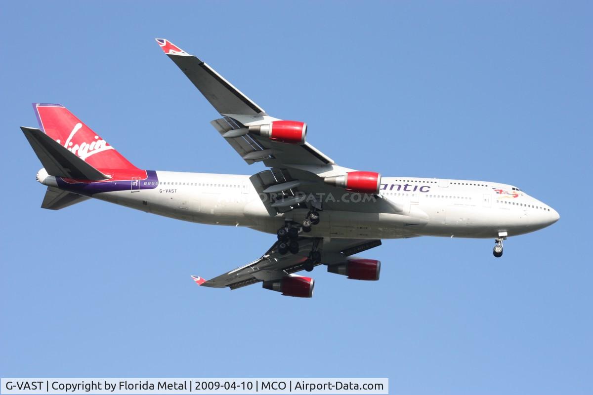 G-VAST, 1997 Boeing 747-41R C/N 28757, Virgin 747-400