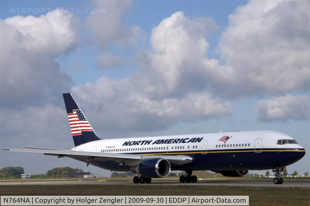 N764NA, 1993 Boeing 767-328 C/N 27135, With the sun back to the United States