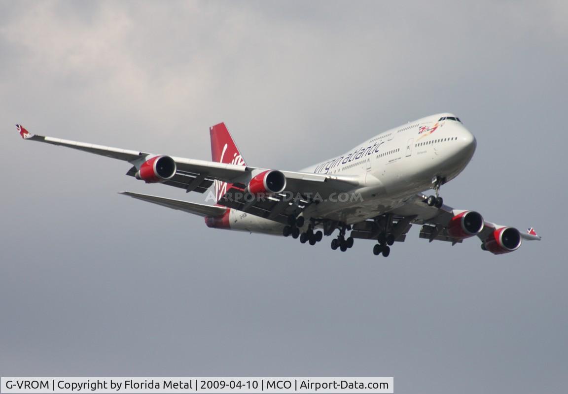 G-VROM, 2001 Boeing 747-443 C/N 32339, Virgin 747-400