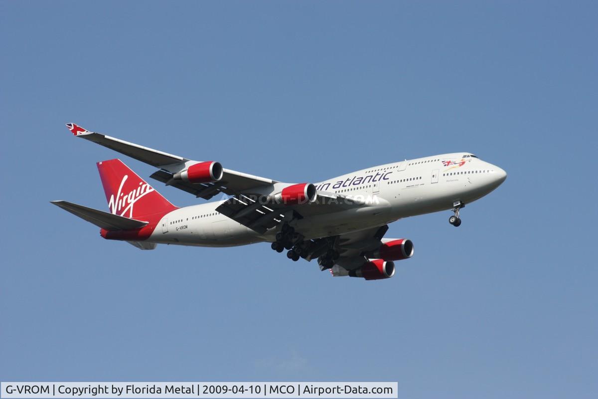 G-VROM, 2001 Boeing 747-443 C/N 32339, Virgin 747-400