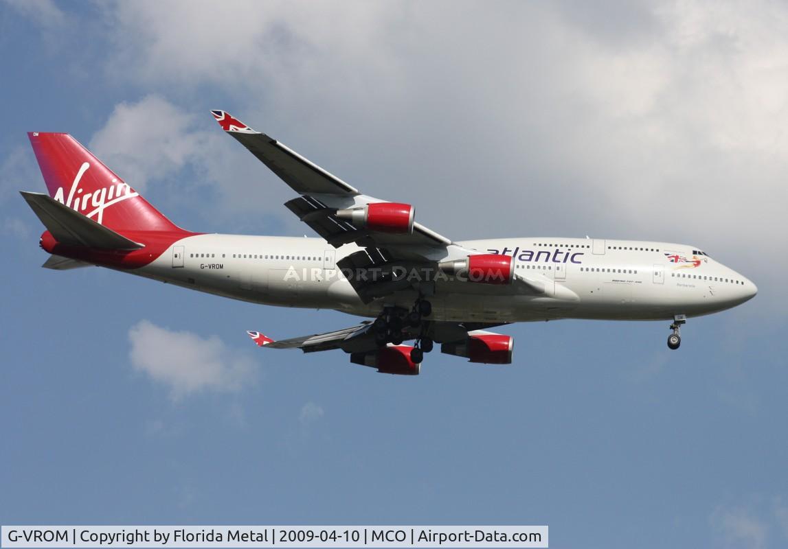 G-VROM, 2001 Boeing 747-443 C/N 32339, Virgin 747-400
