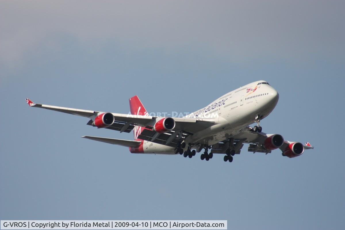 G-VROS, 2001 Boeing 747-443 C/N 30885, Virgin 747-400