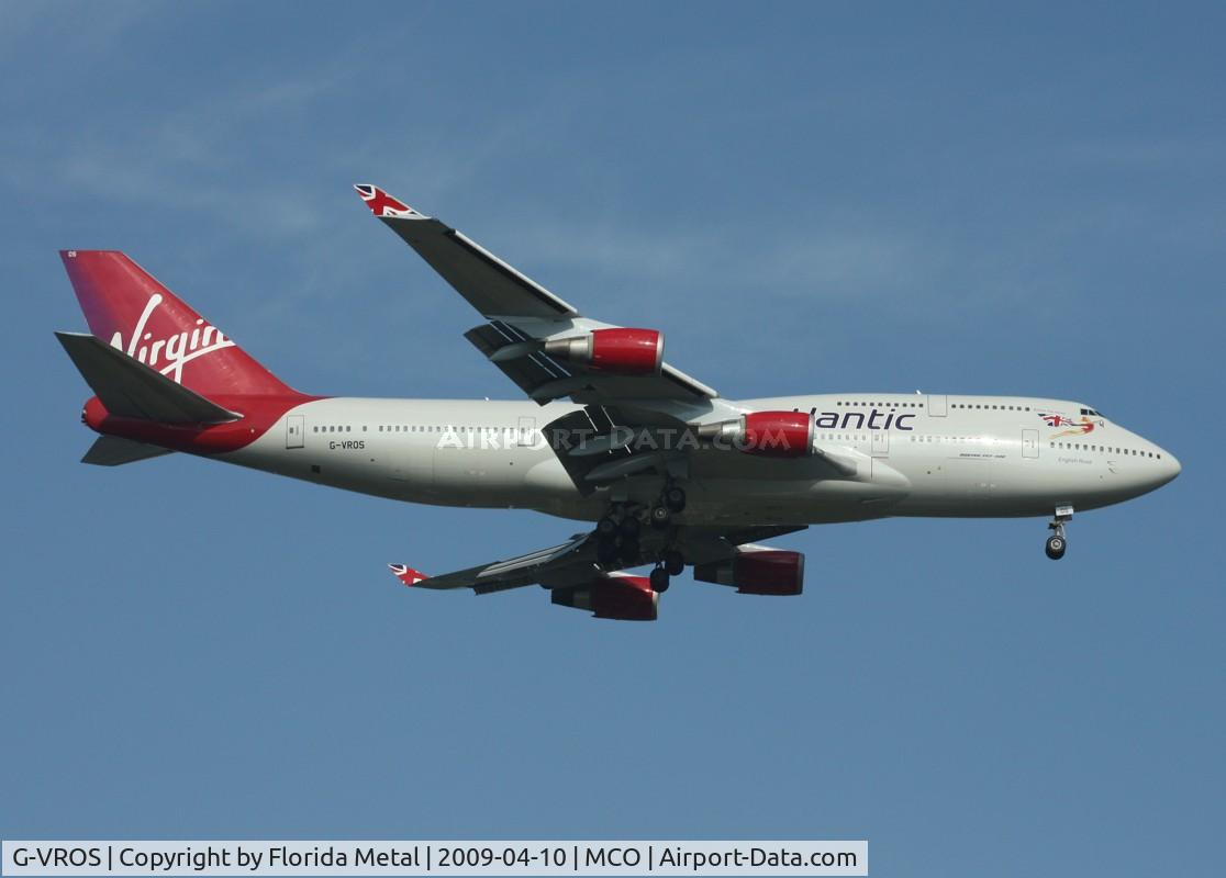 G-VROS, 2001 Boeing 747-443 C/N 30885, Virgin 747-400