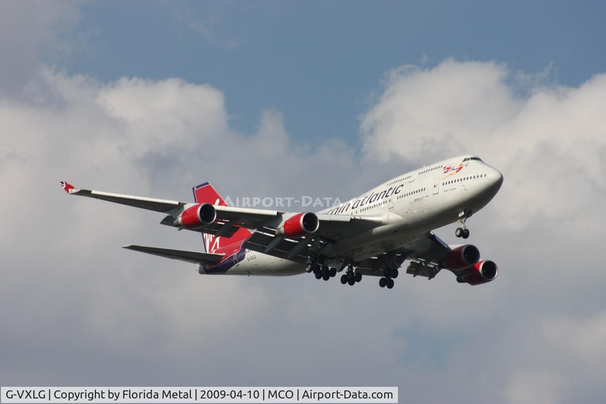 G-VXLG, 1998 Boeing 747-41R C/N 29406, Virgin 747-400