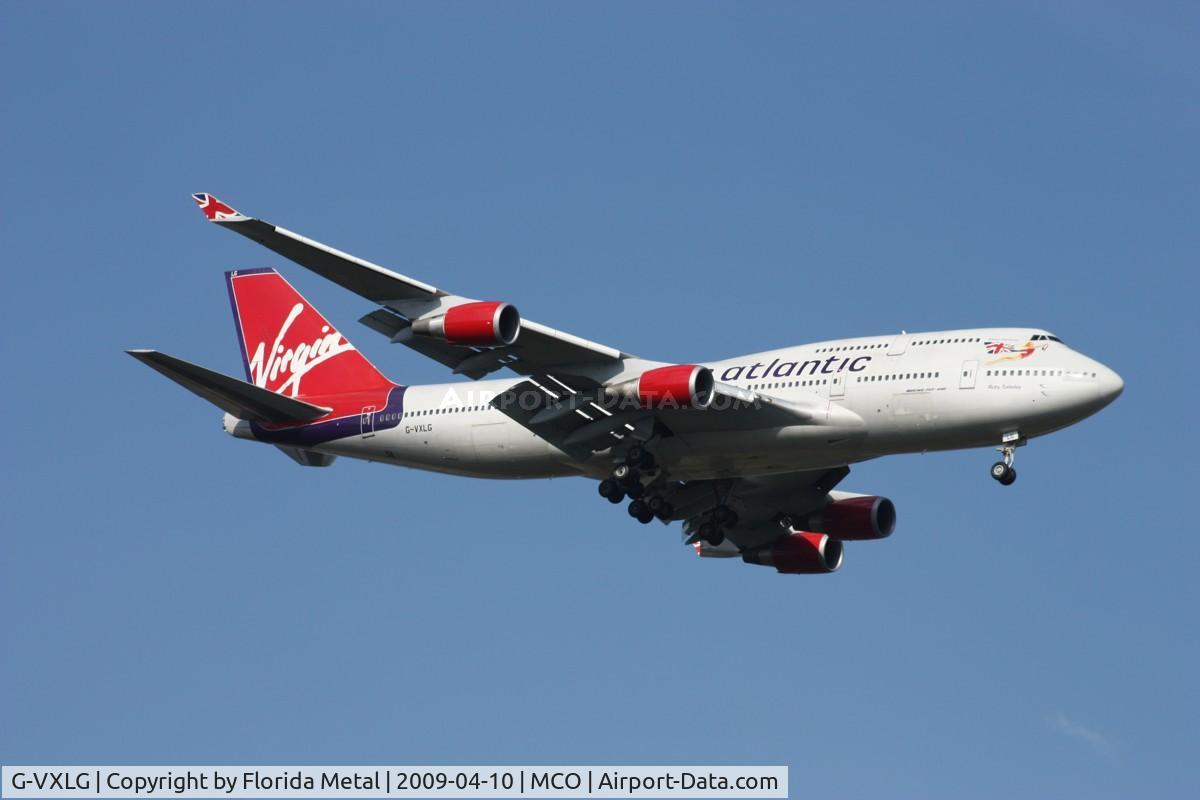 G-VXLG, 1998 Boeing 747-41R C/N 29406, Virgin 747-400