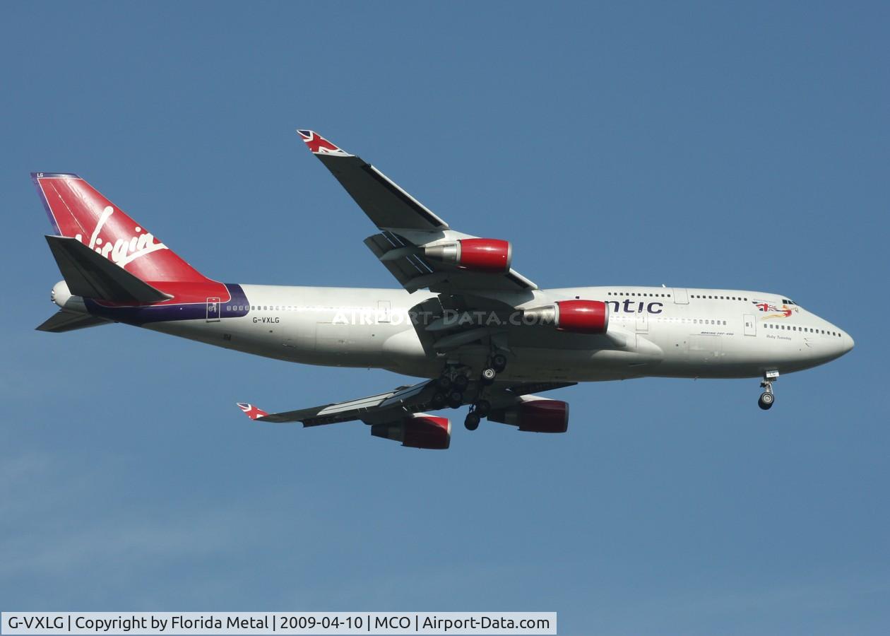 G-VXLG, 1998 Boeing 747-41R C/N 29406, Virgin 747-400