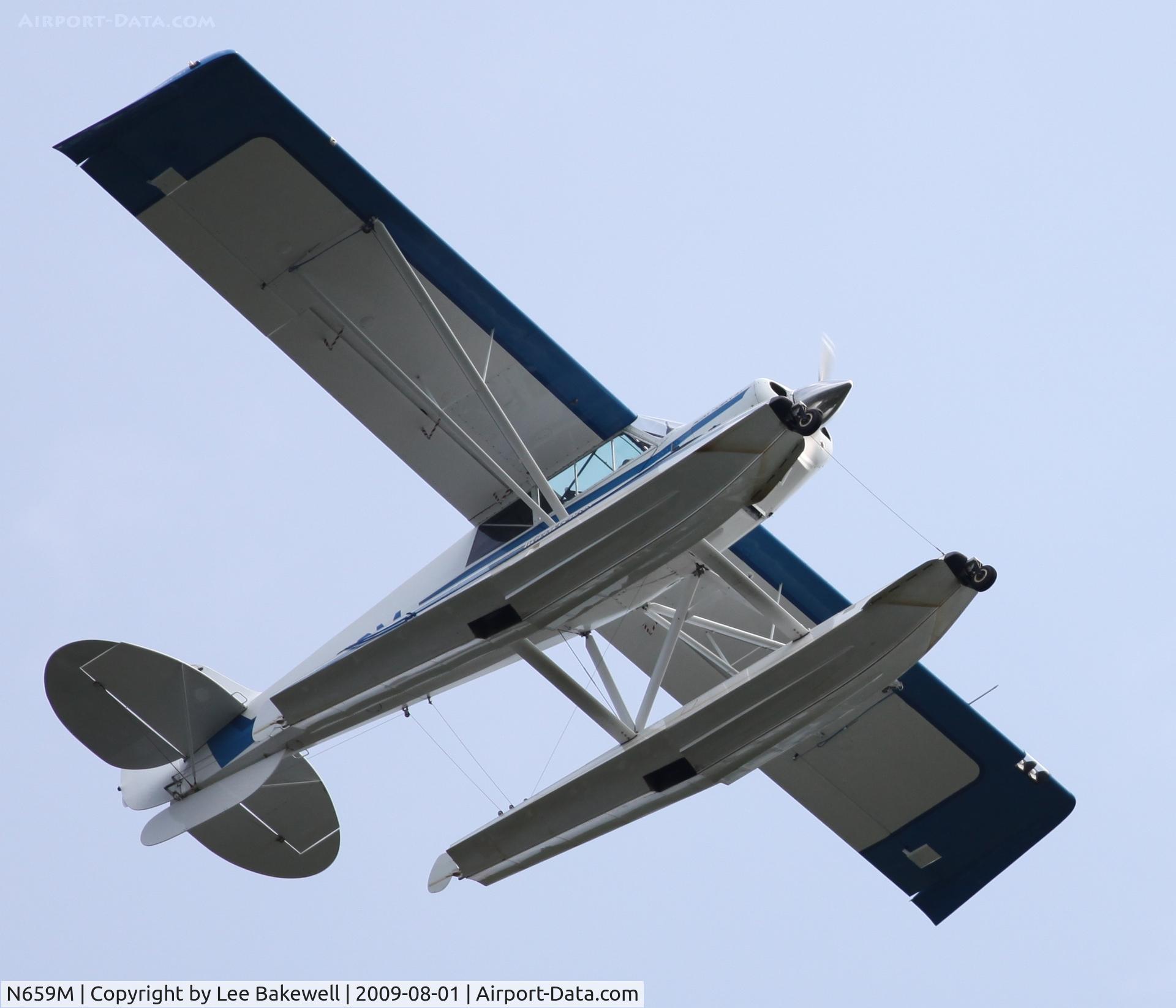 N659M, 1994 Aviat A-1 Husky C/N 1271, Operating Over Forest Lake, MN
