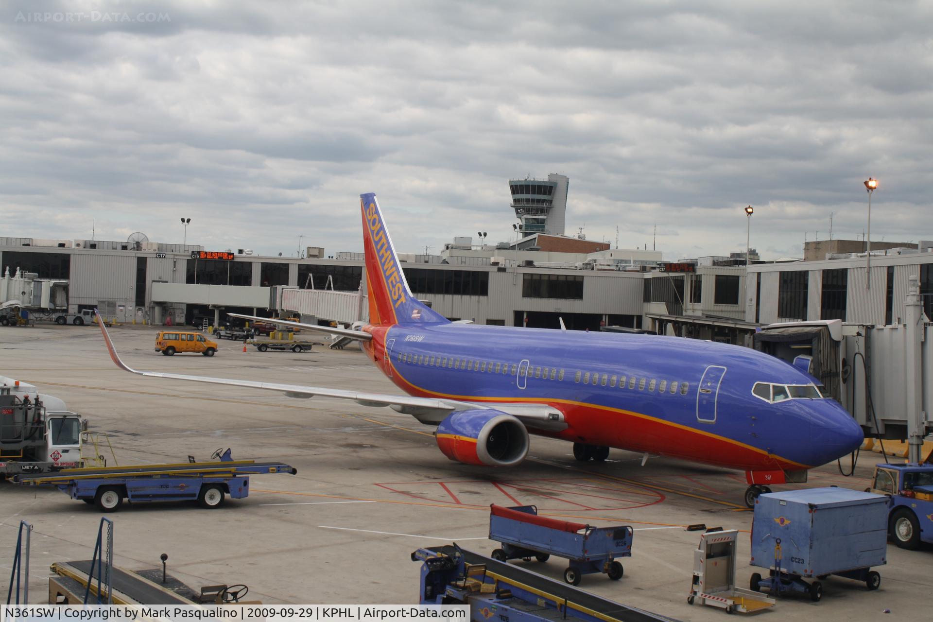 N361SW, 1992 Boeing 737-3H4 C/N 26572, Boeing 737-300