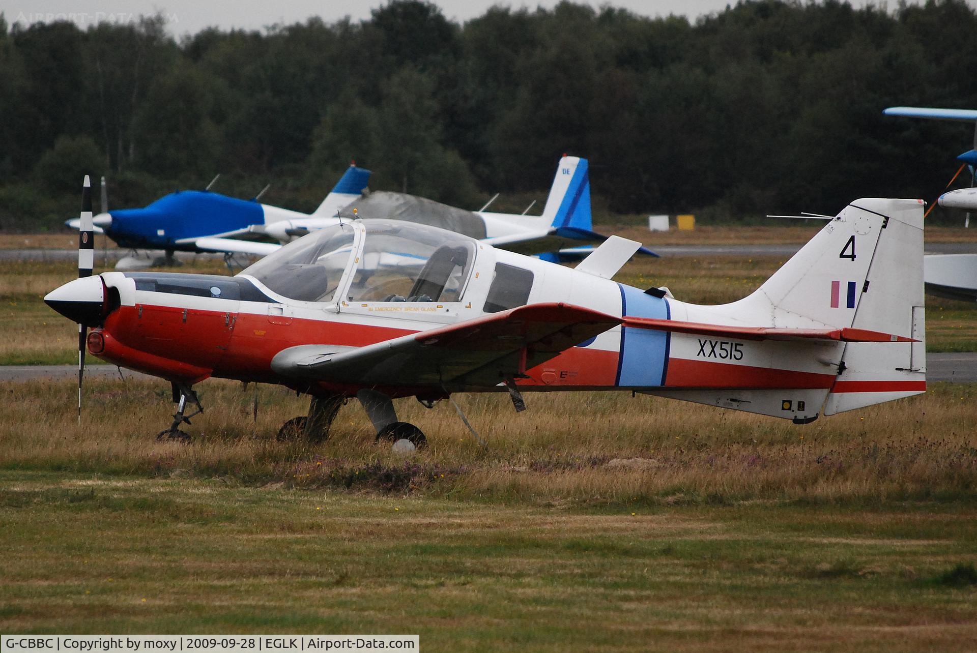 G-CBBC, 1973 Scottish Aviation Bulldog T.1 C/N BH120/201, Bulldog at Blackbushe