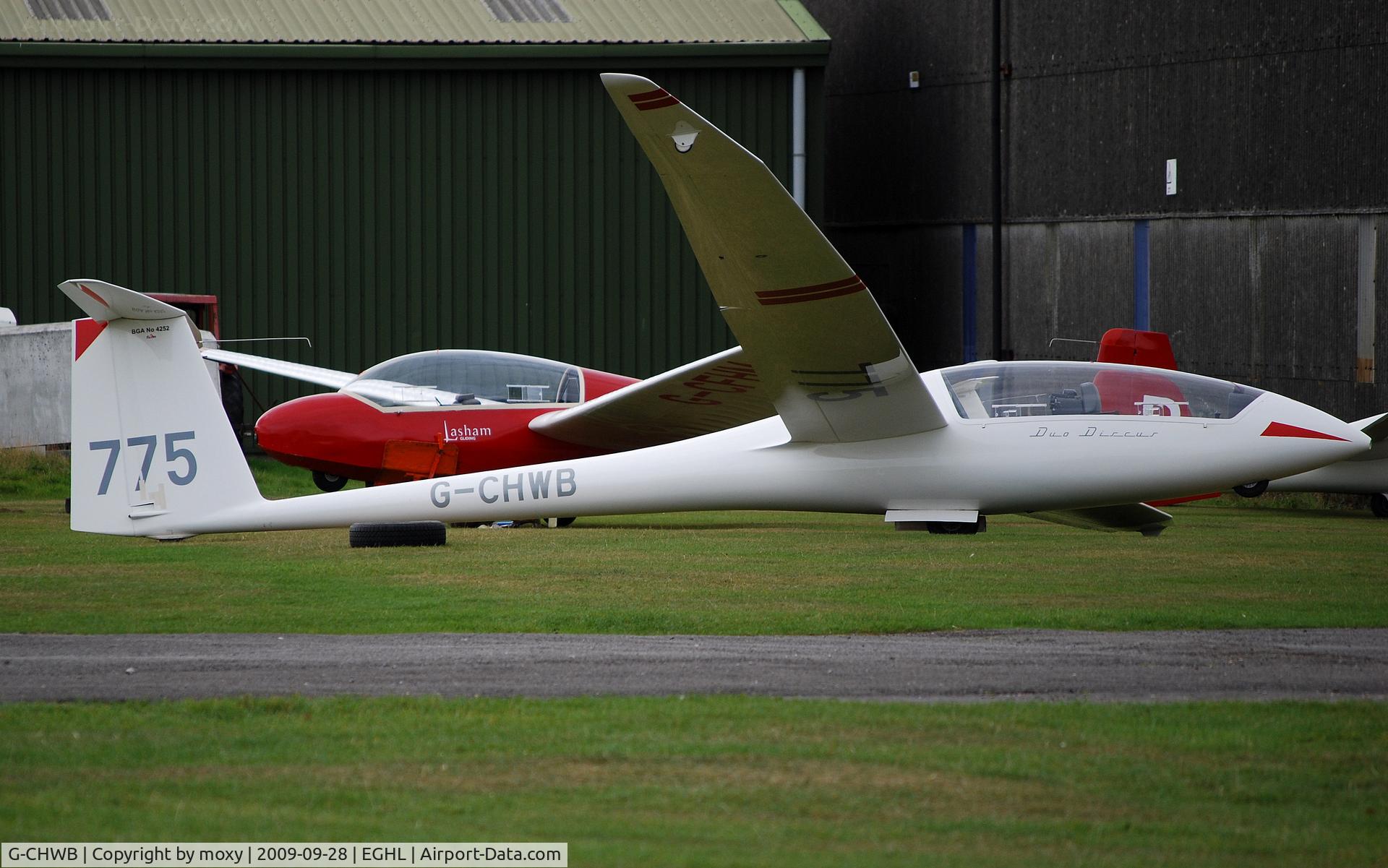 G-CHWB, Schempp-Hirth Duo Discus C/N 84, Schempp-Hirth Duo Discus at Lasham