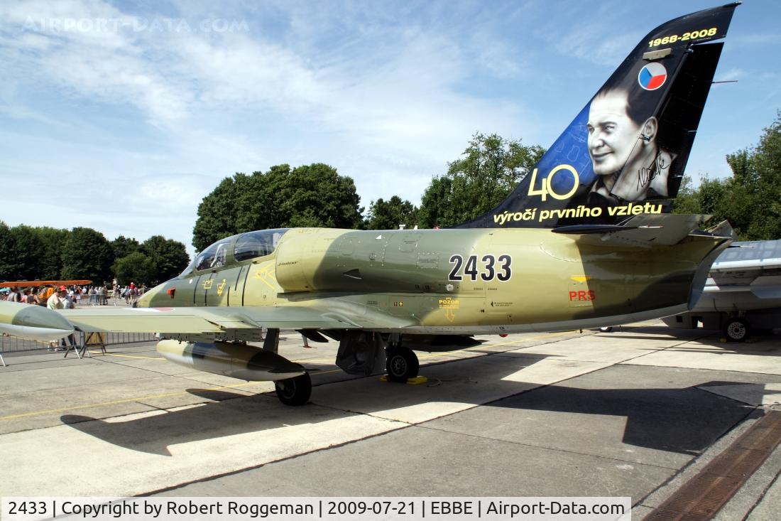 2433, 1982 Aero L-39ZA Albatros C/N 232433, Aero L-39 Albatros.Czech Air Force.Special paint.40th anniversary of the first flight.Open door Beauvechain.