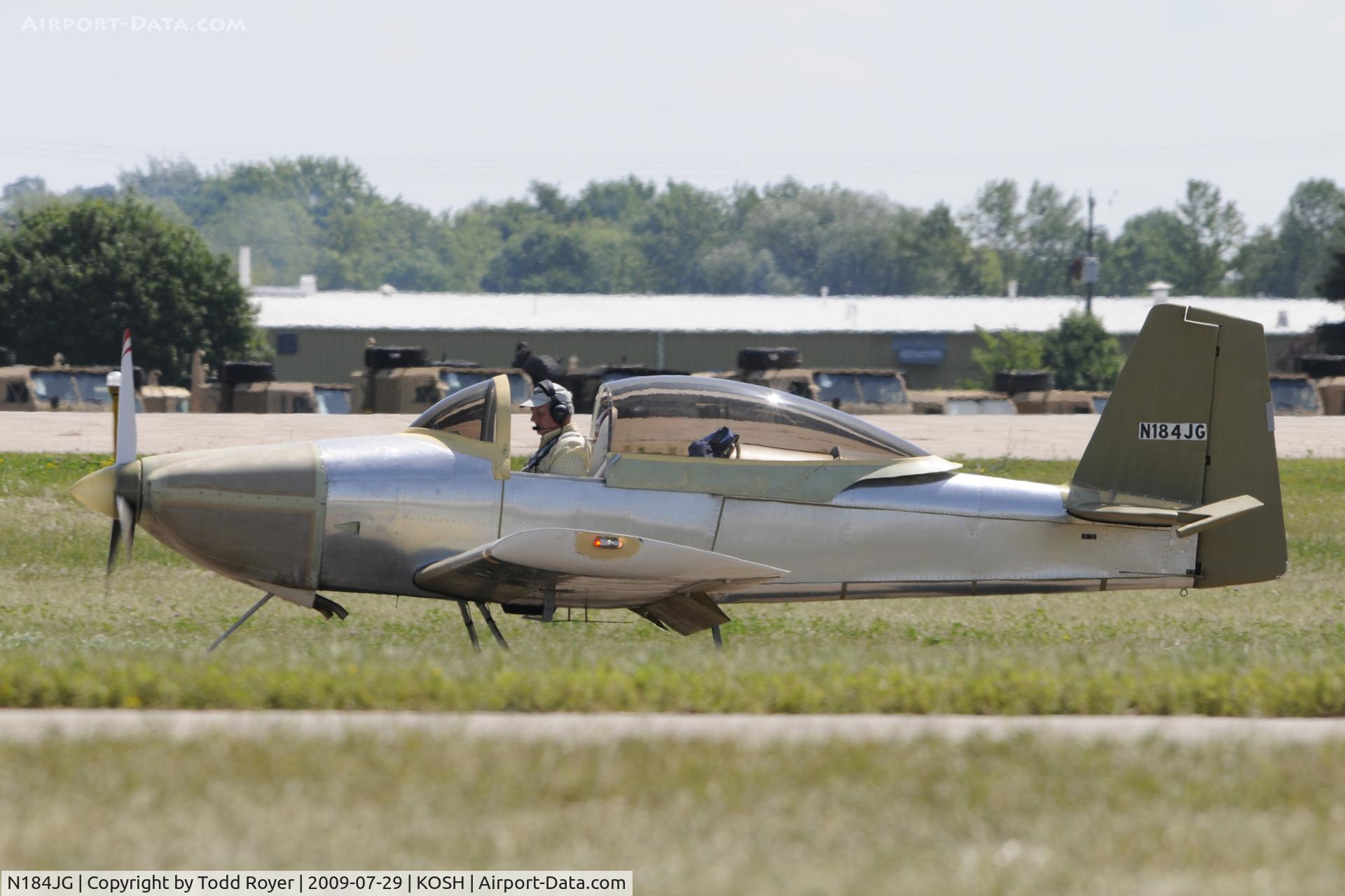 N184JG, 2007 Vans RV-8A C/N 81623, Taxi to parking