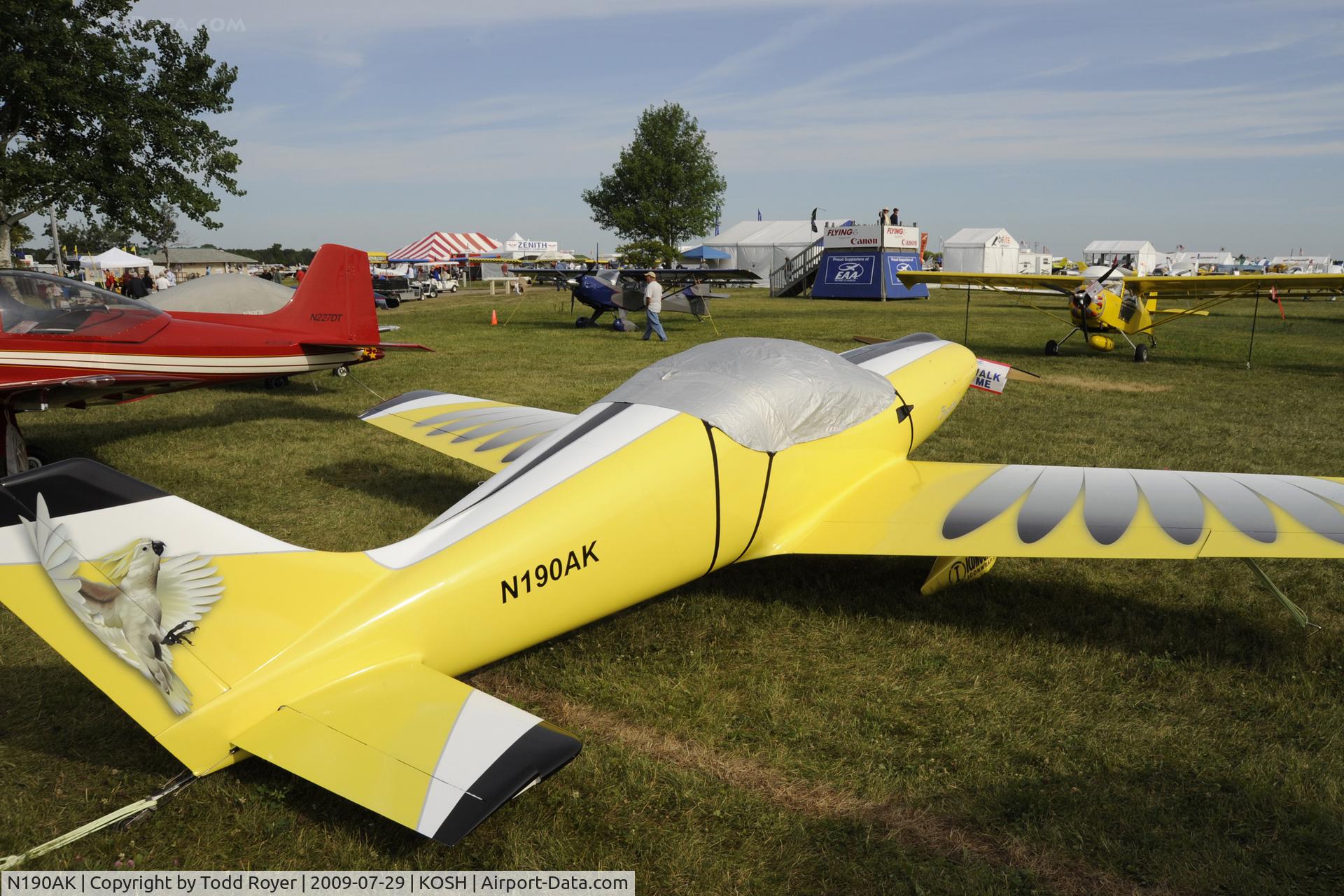 N190AK, 2004 Aero Designs Pulsar C/N KP-1, Oshkosh EAA Fly-in 2009